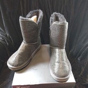 Inc International Concepts Black Bling Snow Boots exclusive to Macy's
